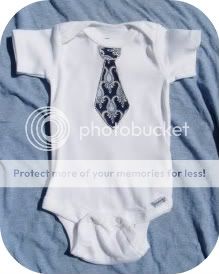 Tie Onesie by Cindy C